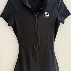 Elegant Black Short Sleeve Jumpsuit